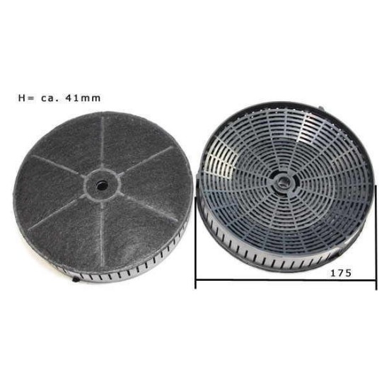 Filtr węglowy Beko 9178002736 (2 St.) Filtr węglowy Beko 9178002736 (2 St.)