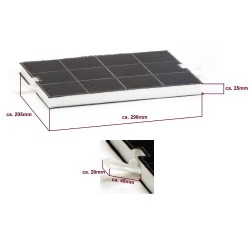 Filtr węglowy Alapure HFK121 Odpowiedni do 351210 / 00351210 / DHZ5160 / CD96965001 / Z5114X0 Filtr węglowy Alapure HFK121 Odpowiedni do 351210 / 00351210 / DHZ5160 / CD96965001 / Z5114X0