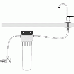 Wbudowany system podwójnego filtra ceramicznego WFS-D810 W9380030 Fluoride Wbudowany system podwójnego filtra ceramicznego WFS-D810 W9380030 Fluoride