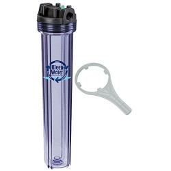 20-calowy zestaw przezroczystych obudów filtrów 2 szt. 20-calowy zestaw przezroczystych obudów filtrów 2 szt.