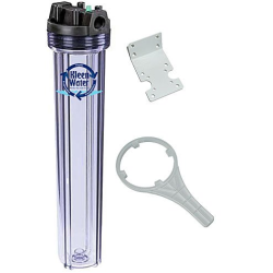 20-calowy zestaw przezroczystych obudów filtrów 2 szt. 20-calowy zestaw przezroczystych obudów filtrów 2 szt.