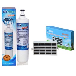 Zestaw filtrów Whirlpool SBS002 / 481281729632 i HYG001 firmy Icepure RWF0500A Zestaw filtrów Whirlpool SBS002 / 481281729632 i HYG001 firmy Icepure RWF0500A
