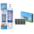 Zestaw filtrów Whirlpool 481281728986 / SBS001 i HYG001 firmy Icepure RWF0500A