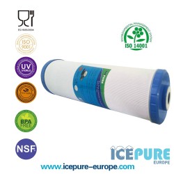 20-calowy duży niebieski węglowy filtr wody GAC firmy Icepure ICP-GAC20BB 20-calowy duży niebieski węglowy filtr wody GAC firmy Icepure ICP-GAC20BB