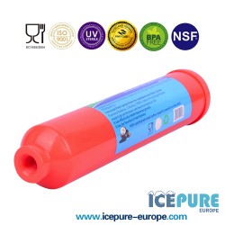 Filtr do wody Inline Post Carbon Silver Carbon firmy Icepure ICP-T33-S Filtr do wody Inline Post Carbon Silver Carbon firmy Icepure ICP-T33-S