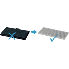 Filtr węglowy Bosch CleanAir 17006837 / 11025805 / DSZ4551 by Alapure HFK5001