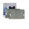 Alapure HFK3975 Kompatybilny z filtrem węglowym Miele DKF19-P / FWKM-1423 (2 szt.)