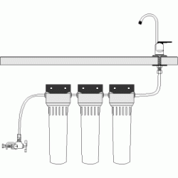 Wbudowany model WFS-D820C z potrójnym systemem filtrów ceramicznych HIP3 Wbudowany model WFS-D820C z potrójnym systemem filtrów ceramicznych HIP3