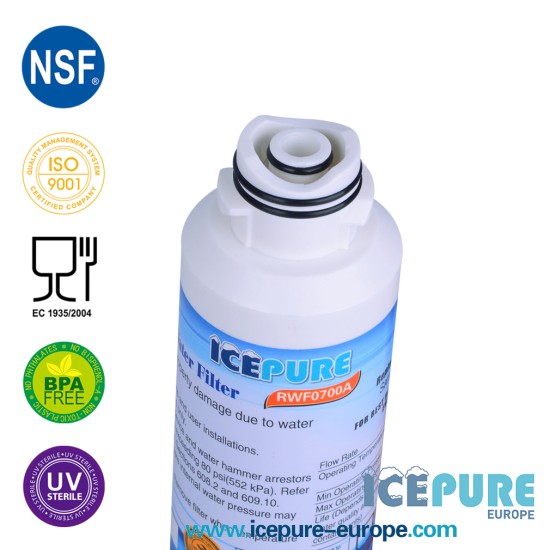 Filtr wody EcoAqua EFF-6027A firmy Icepure RWF0700A / podwójny o-ring Filtr wody EcoAqua EFF-6027A firmy Icepure RWF0700A / podwójny o-ring