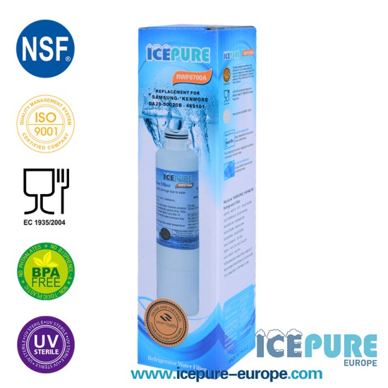 Filtr wody EcoAqua EFF-6027A firmy Icepure RWF0700A / podwójny o-ring Filtr wody EcoAqua EFF-6027A firmy Icepure RWF0700A / podwójny o-ring