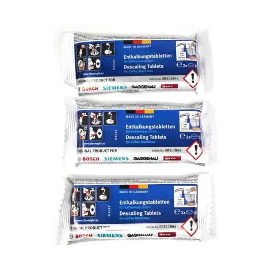 Tabletki odkamieniające Bosch 00311864 / 311556 / TCZ6002 / TZ60002 / 311864