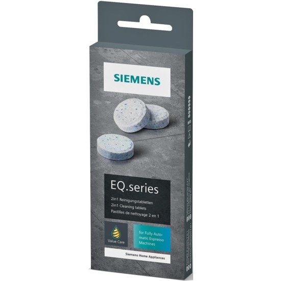 Siemens EQ. Seria tabletów czyszczących 2 w 1 TZ80001A / 00312097