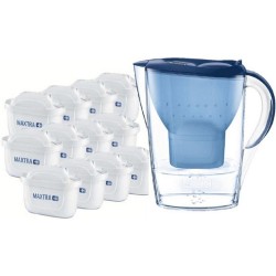 Dzbanek filtrujący do wody Brita Marella Cool 2,4 l + filtry do wody Brita Maxtra+ w opakowaniu 12 szt. Dzbanek filtrujący do wody Brita Marella Cool 2,4 l + filtry do wody Brita Maxtra+ w opakowaniu 12 szt.