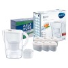 Dzbanek filtrujący wodę Brita Marella White 1051118 z 6 filtrami Alapure Maxtra+