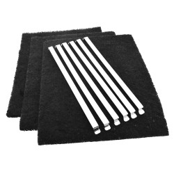 Filtr węglowy Brandt 74X1272 (3 szt.) Filtr węglowy Brandt 74X1272 (3 szt.)