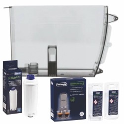 Zestaw konserwacyjny do ekspresu do kawy Delonghi Zbiornik na wodę + Filtr wody + Odkamieniacz AS13200250 Zestaw konserwacyjny do ekspresu do kawy Delonghi Zbiornik na wodę + Filtr wody + Odkamieniacz AS13200250